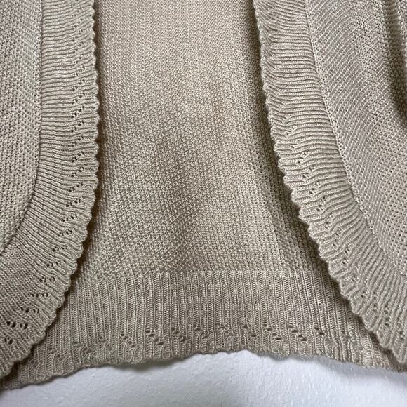 Knit Minded Cropped Short Sleeve Boho Knitted Shrug Cardigan - Picture 5 of 8